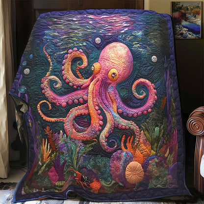 Mystic Sea Octopus WY2702098CL Quilt