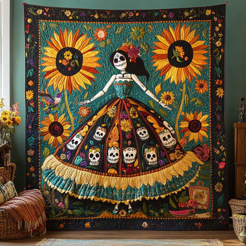 Day Of The Dead Dance WN2810014CL Quilt