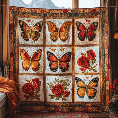 Golden Butterfly WN1109016CL Quilt