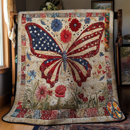 Flag Wings Butterfly WN2711019CL Quilt