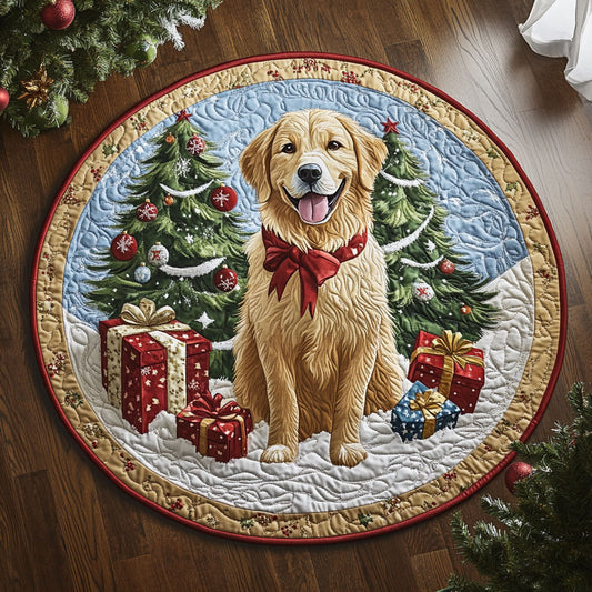 Snowy Paw CW2108012CL Quilted Round Mat