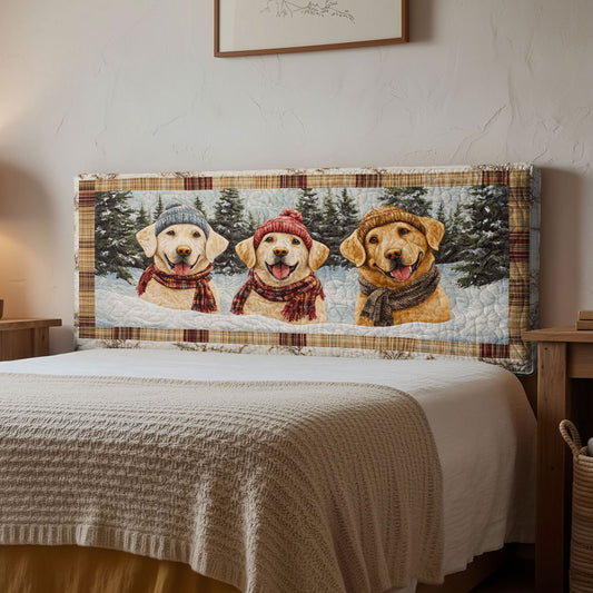 Labrador Winter Trio WN1112154CL Quilted Headboard Slipcover