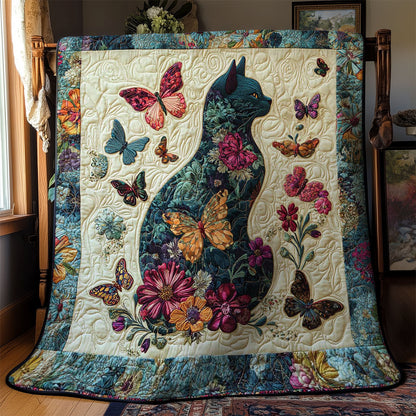 Whimsical Cat Dreams WN2403125CL Quilt