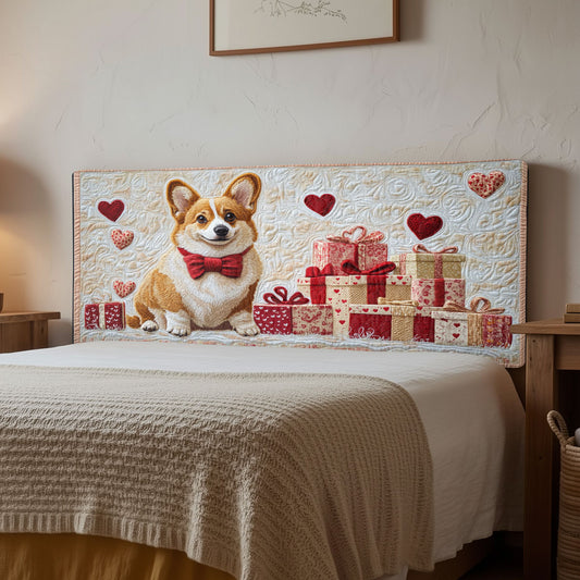 Cozy Corgi CW2012009CL Quilted Headboard Slipcover