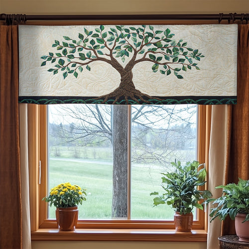 Celtic Tree WX2203142CL Quilted Valance