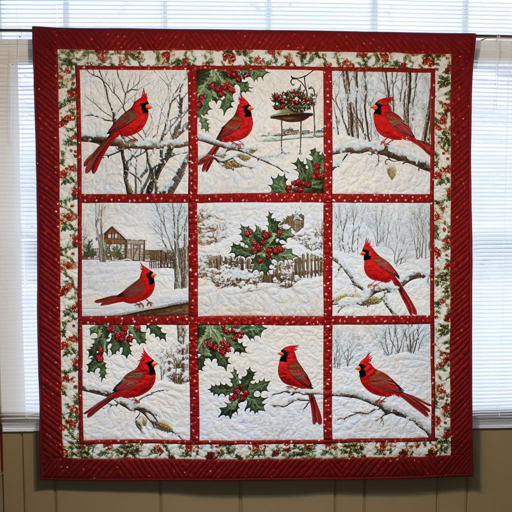 Cardinal Snowscape LT0811005CL Quilt