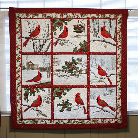 Cardinal Snowscape LT0811005CL Quilt