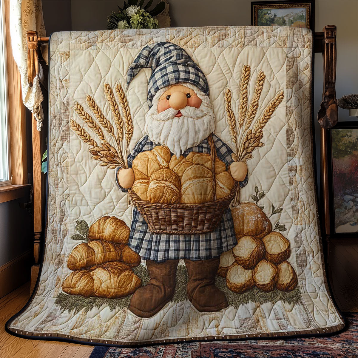 Gnome Baker WN0801041CL Quilt