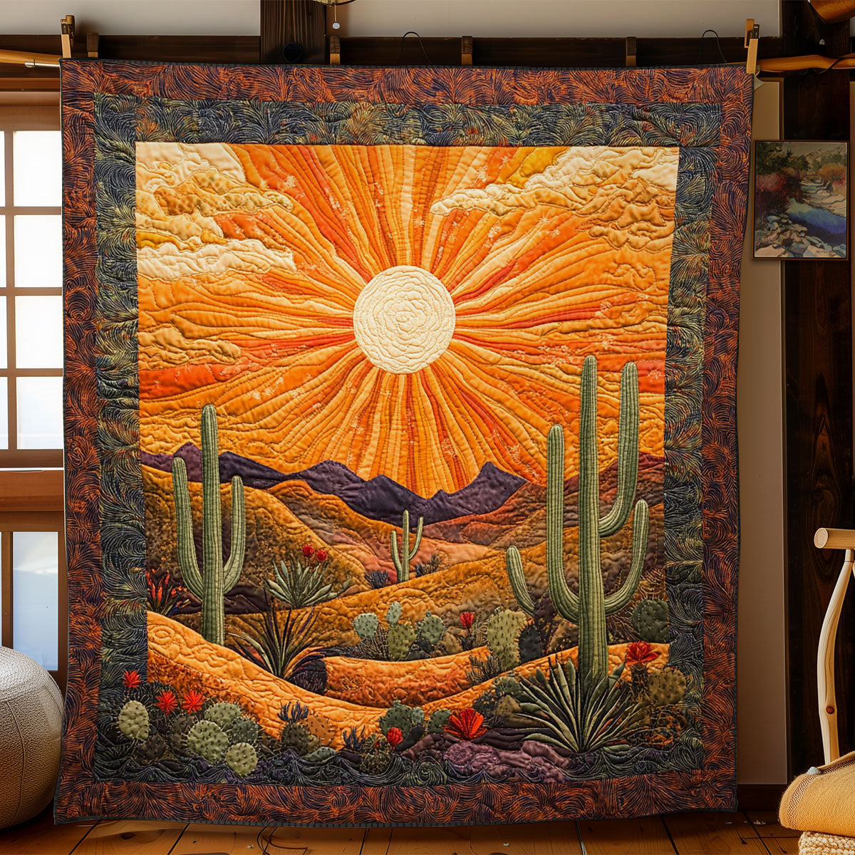 Cactus Drift WN1106007CL Quilt