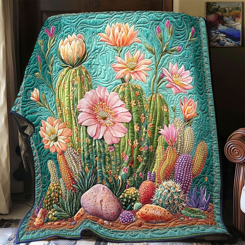 Cactus Flower WY1401027CL Quilt