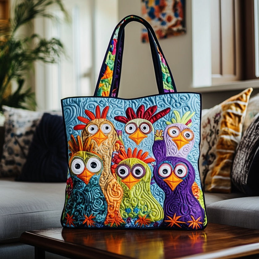Happy Chick XR3009016CL Quilted Tote Bag