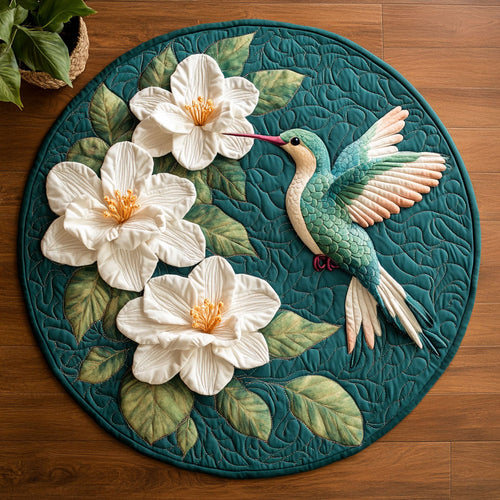 Whispers in Flight CM1704017CL Quilted Round Mat