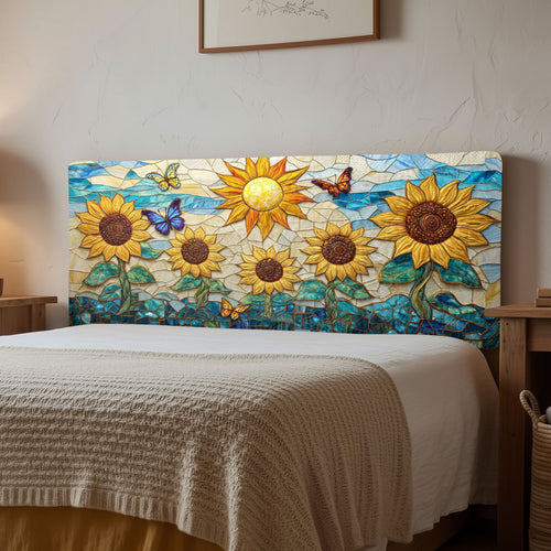 Sunny Garden Bloom CW1512034CL Quilted Headboard Slipcover