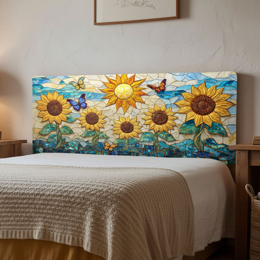 Sunny Garden Bloom CW1512034CL Quilted Headboard Slipcover