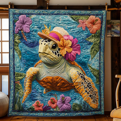 Sunset Turtle Drift WN2406045CL Quilt