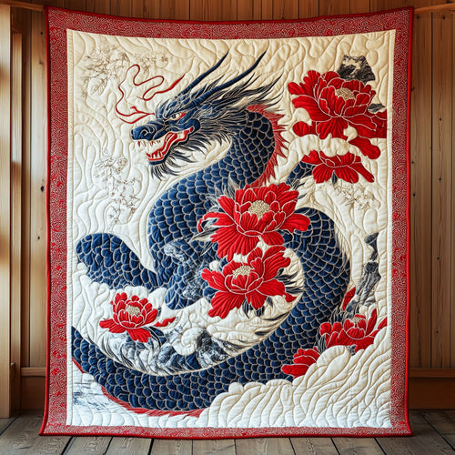 Dragon Peony Bloom CW1507011CL Quilt