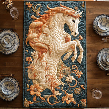 Charming Horse CP2805010CL Quilted Table Runner