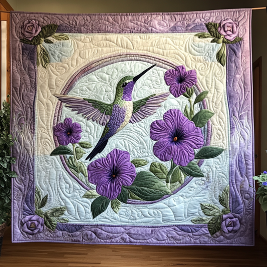 Majestic Hummingbird Dreams YR0701029CL Quilt