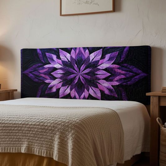 Mystic Flower WN2012056CL Quilted Headboard Slipcover