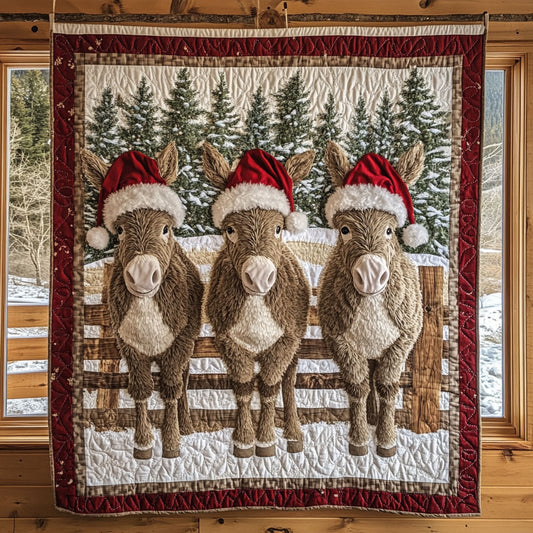Three Donkeys CW1111024CL Quilt