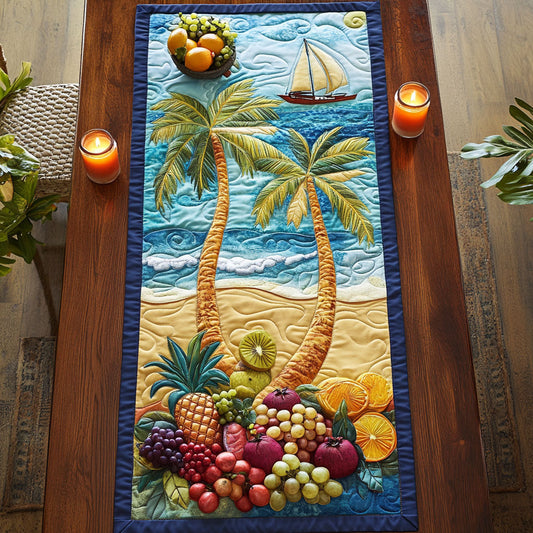 Summer Glow WX0606046CL Quilted Table Runner