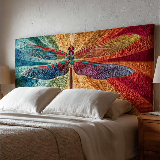 Rainbow Dragonfly XR2312017CL Quilted Headboard Slipcover