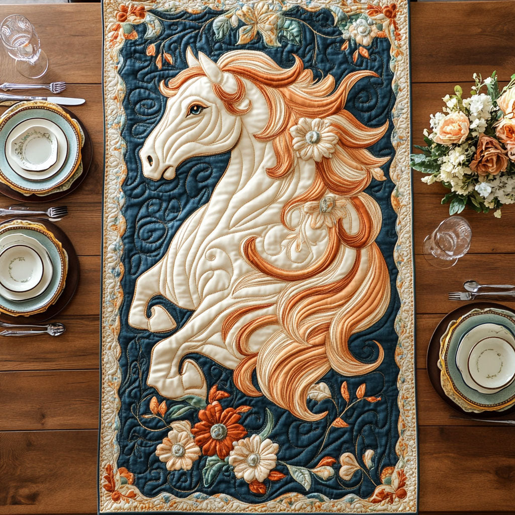 Golden Mane Grace CP2805012CL Quilted Table Runner