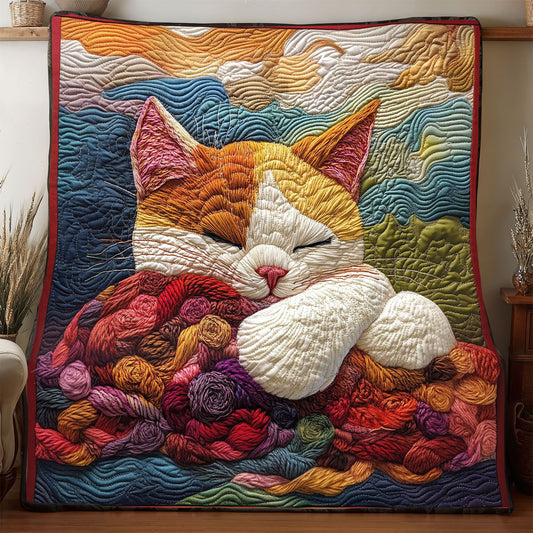 Colorful Cat Wool WP1905012CL Quilt
