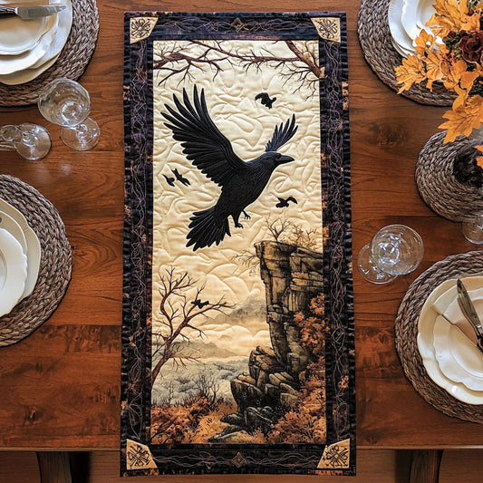 Charming Crow CP2305009CL Quilted Table Runner