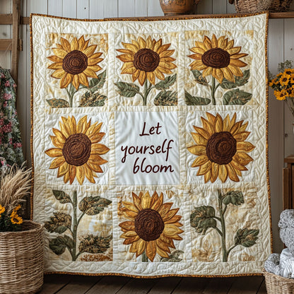 Sunflower Meadow CP1001052CL Quilt