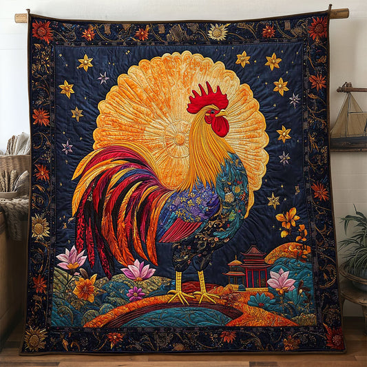 Sunrise Rooster WN1405048CL Quilt