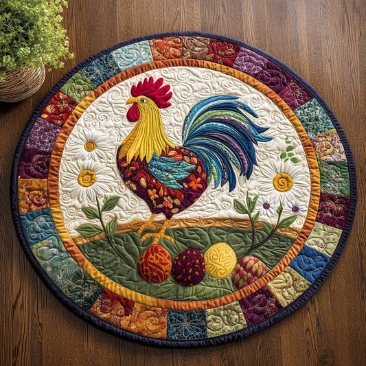 Coop of Colors CM1705032CL Quilted Round Mat