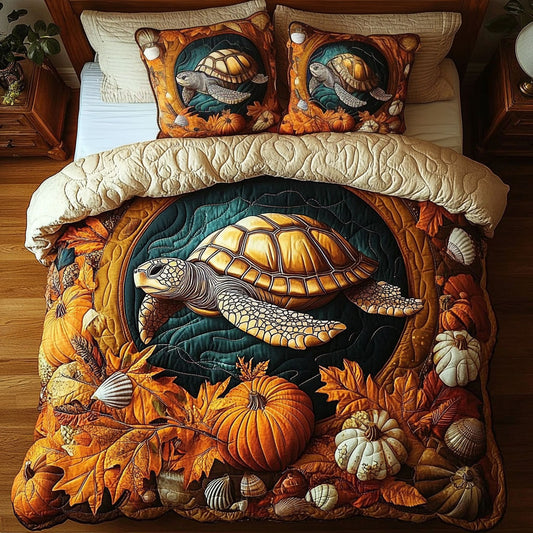 Harvest Turtle WY1108066CL Duvet Cover Set