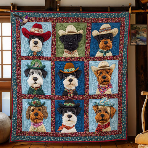 Cactus Schnauzer WN2312007CL Quilt