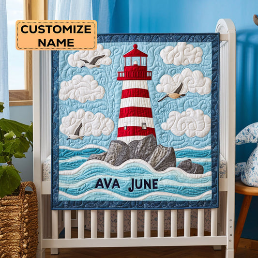 Beacon Of Love WY3007012CL Personalized Baby Quilt