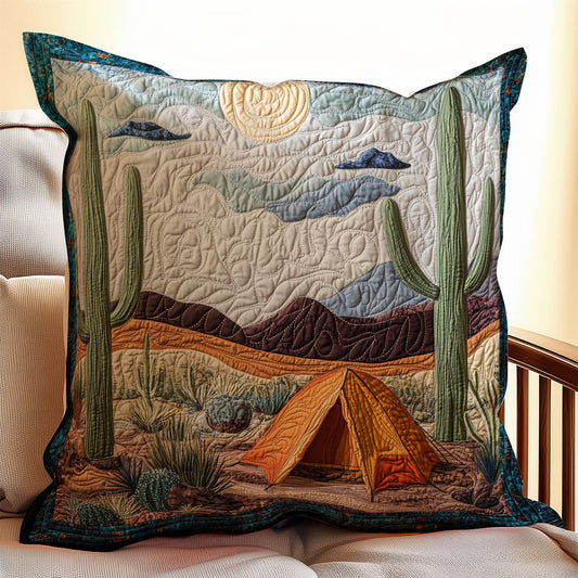 Camping In Desert WX2402110CL Quilt Pillow Case