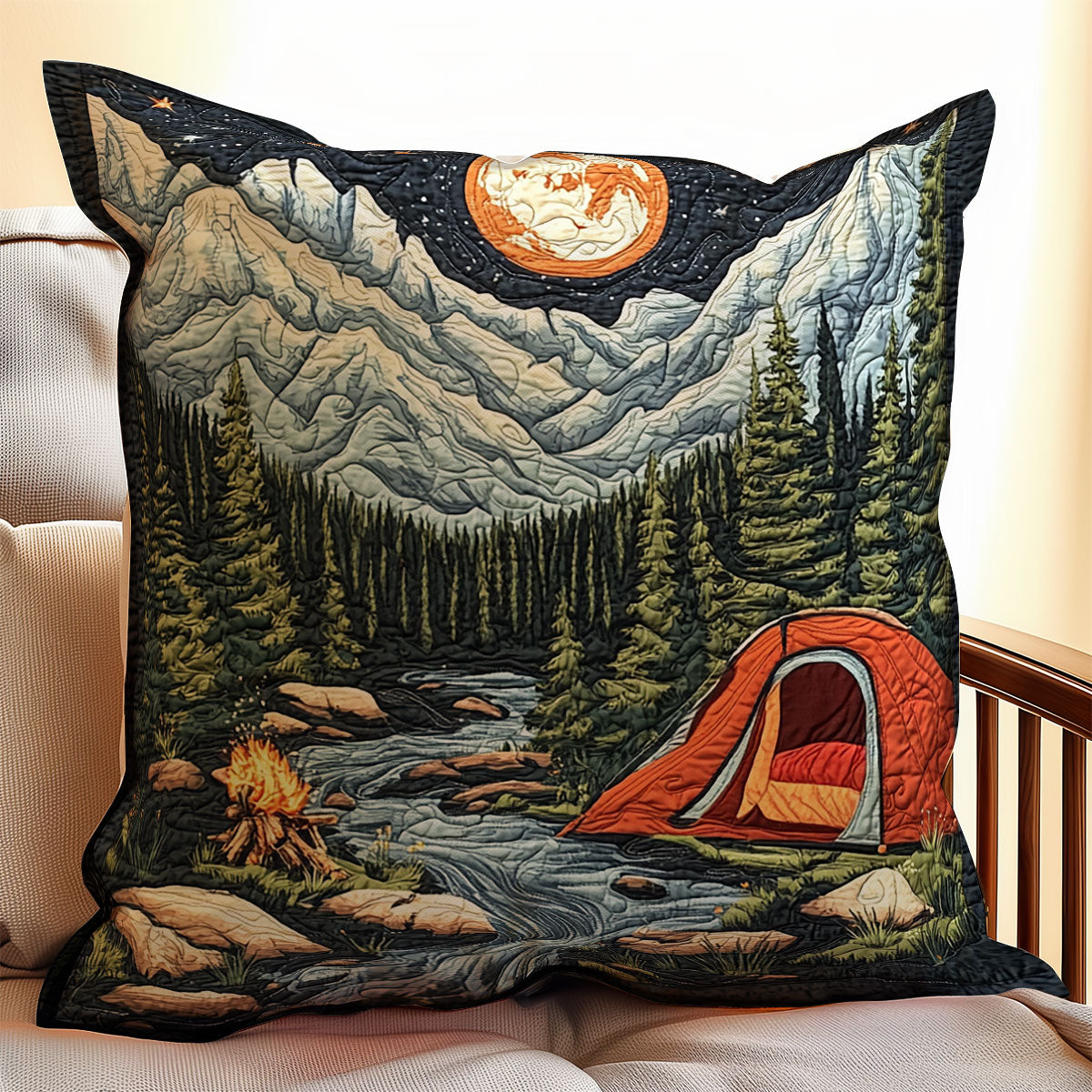 Camping Mountain WX2402113CL Quilt Pillow Case