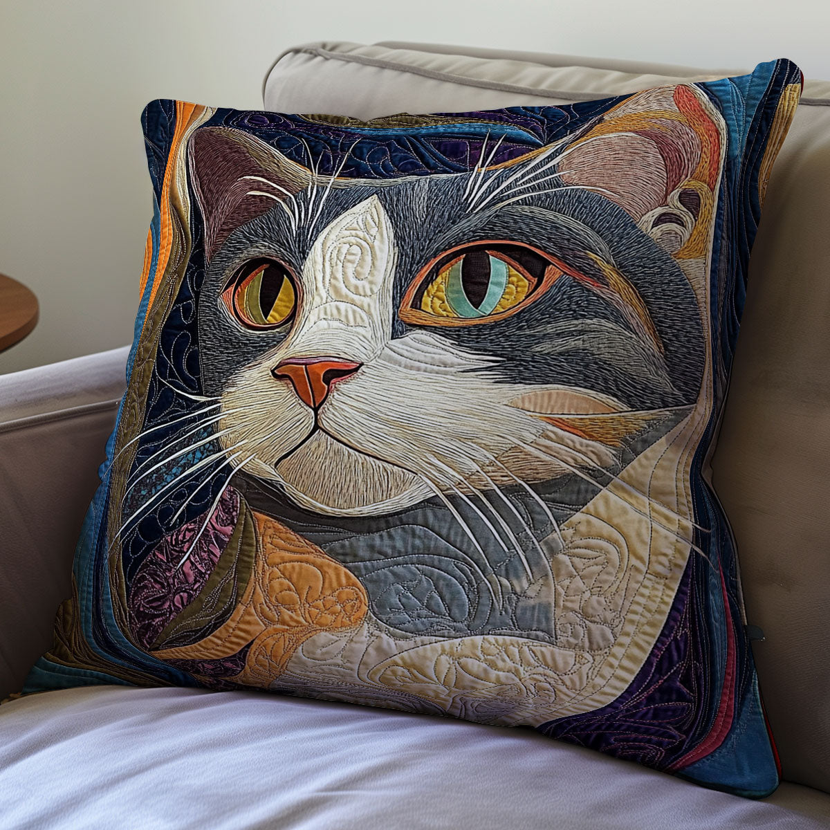 Cat WX2301079CL Quilt Pillow Case