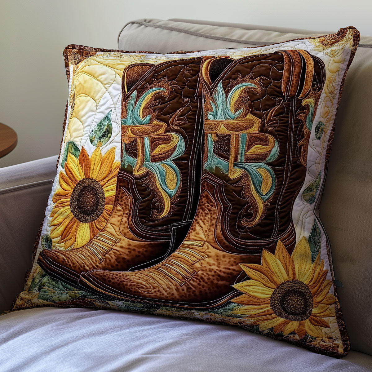 Cowboy Boots WX2301081CL Quilt Pillow Case