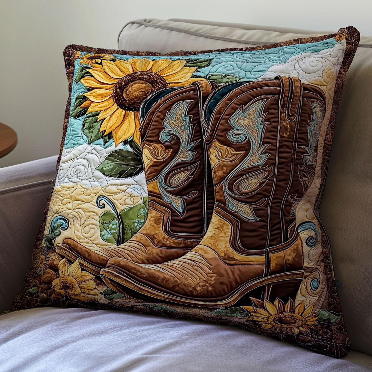 Cowboy Boots WX2301082CL Quilt Pillow Case