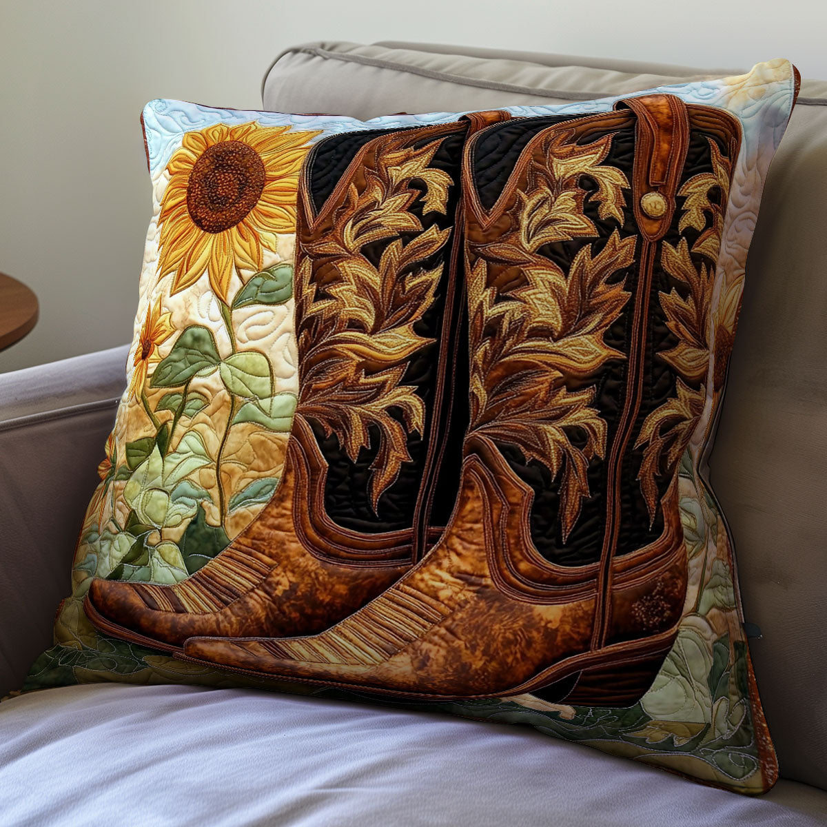 Cowboy Boots WX2301080CL Quilt Pillow Case