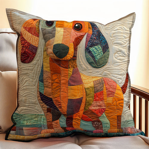 Dachshund WX2402122CL Quilt Pillow Case