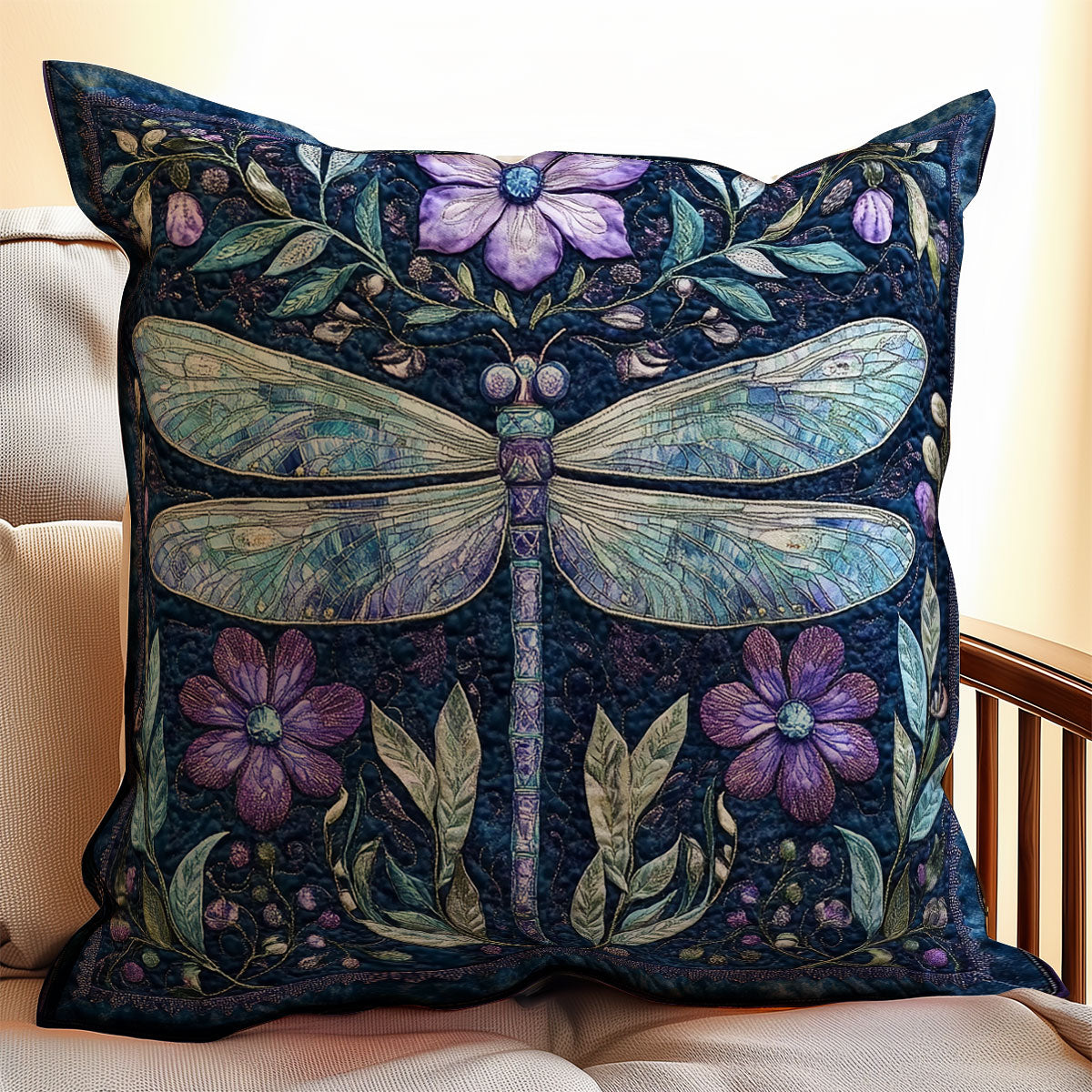 Dragonfly WX2102058CL Quilt Pillow Case