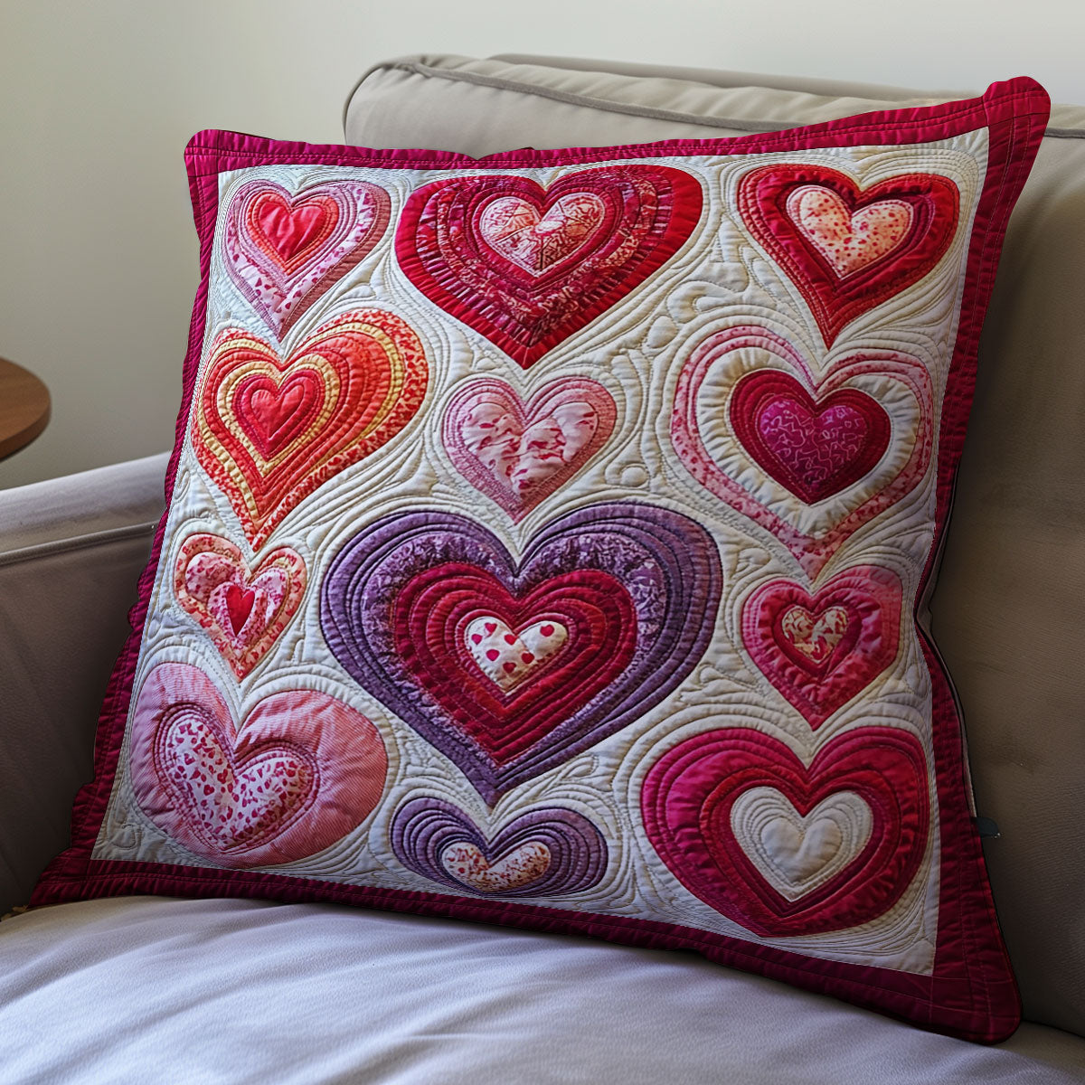 Heart Valentine WX0302158CL Quilt Pillow Case