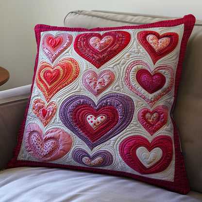 Heart Valentine WX0302158CL Quilt Pillow Case