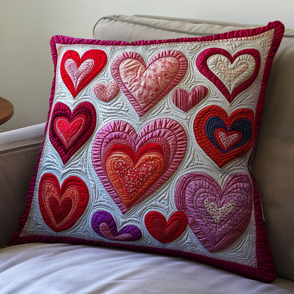 Heart Valentine WX0302159CL Quilt Pillow Case