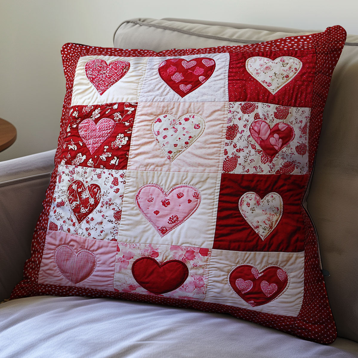 Heart Valentine WX0302162CL Quilt Pillow Case