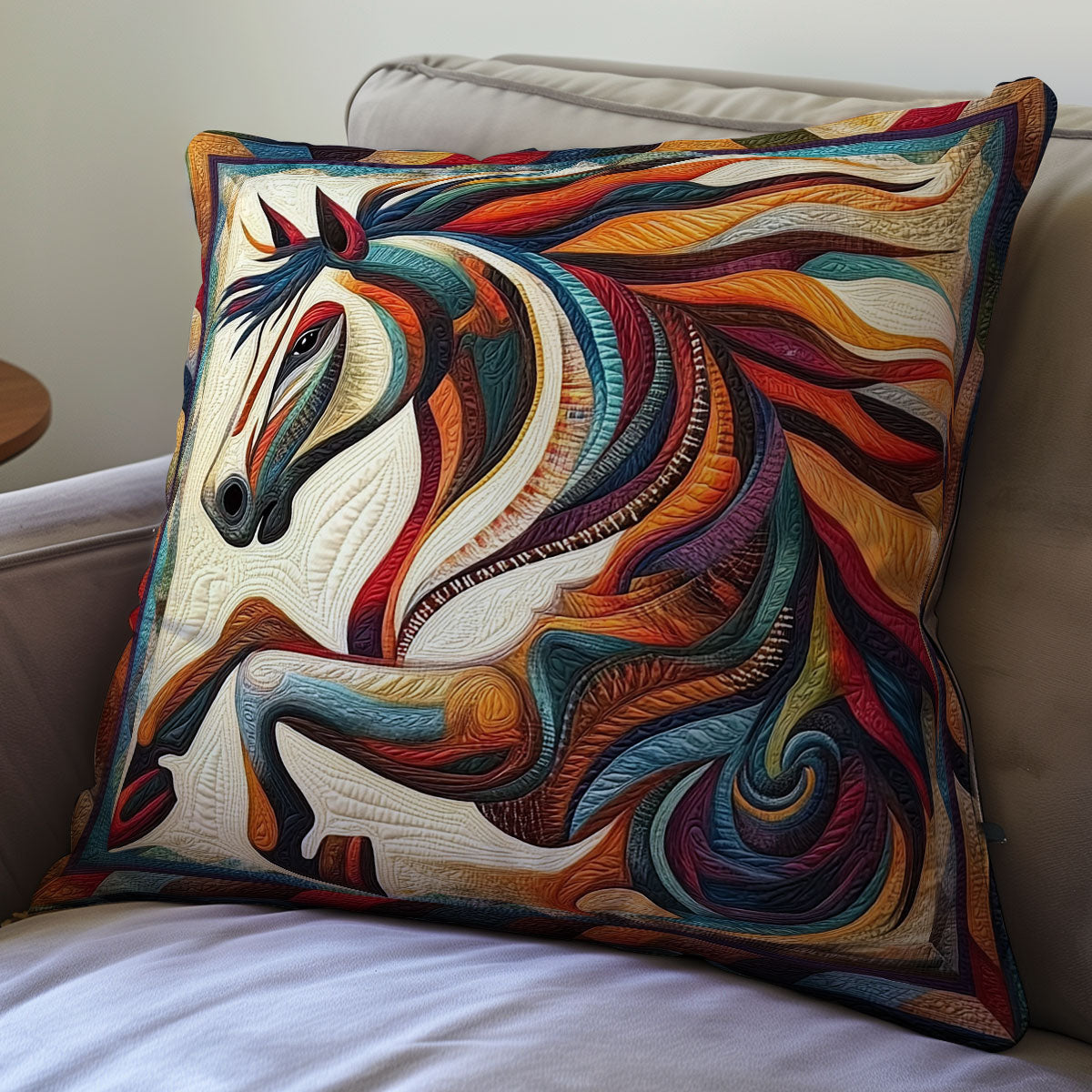 Mystic Horse WX0302164CL Quilt Pillow Case