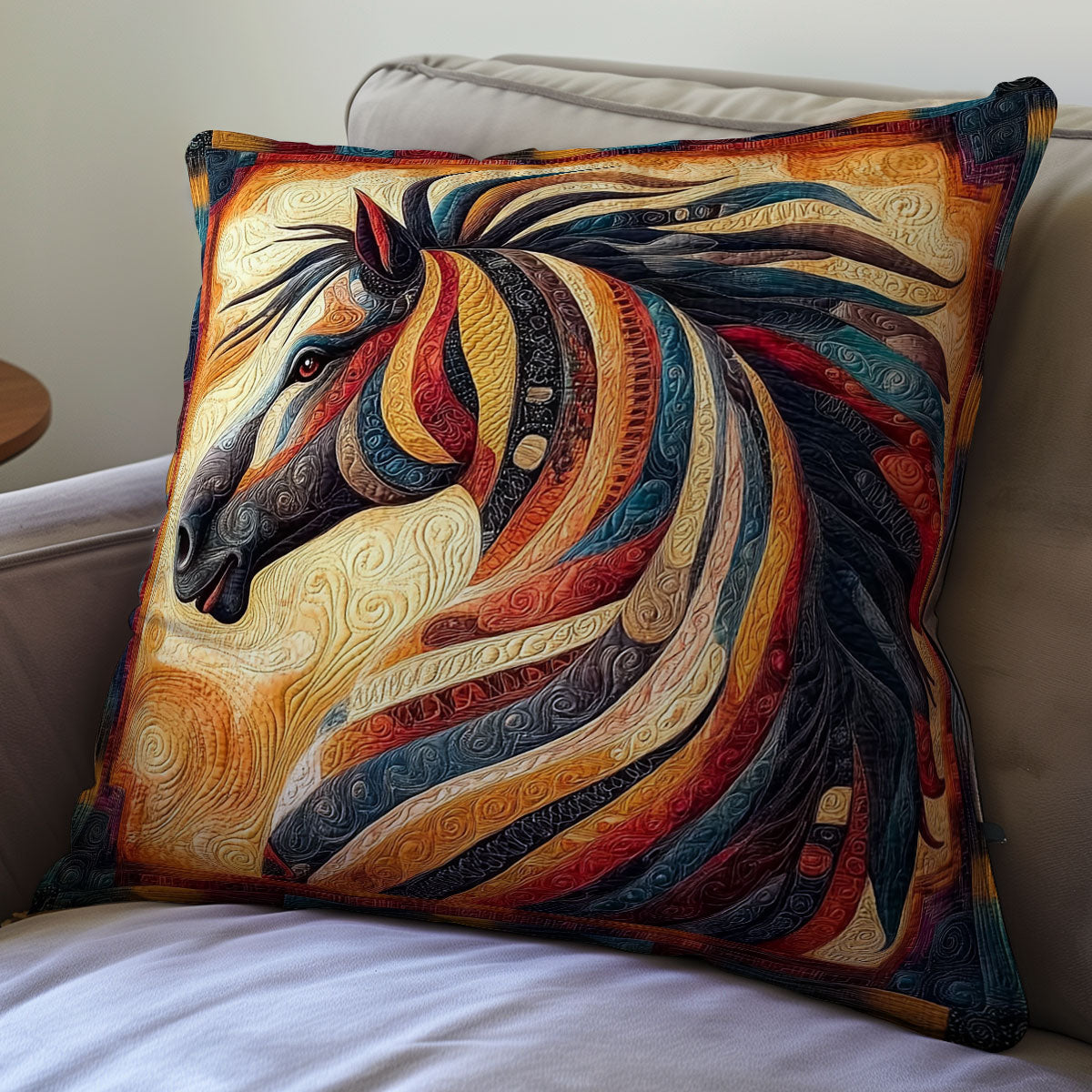 Mystic Horse WX0302163CL Quilt Pillow Case