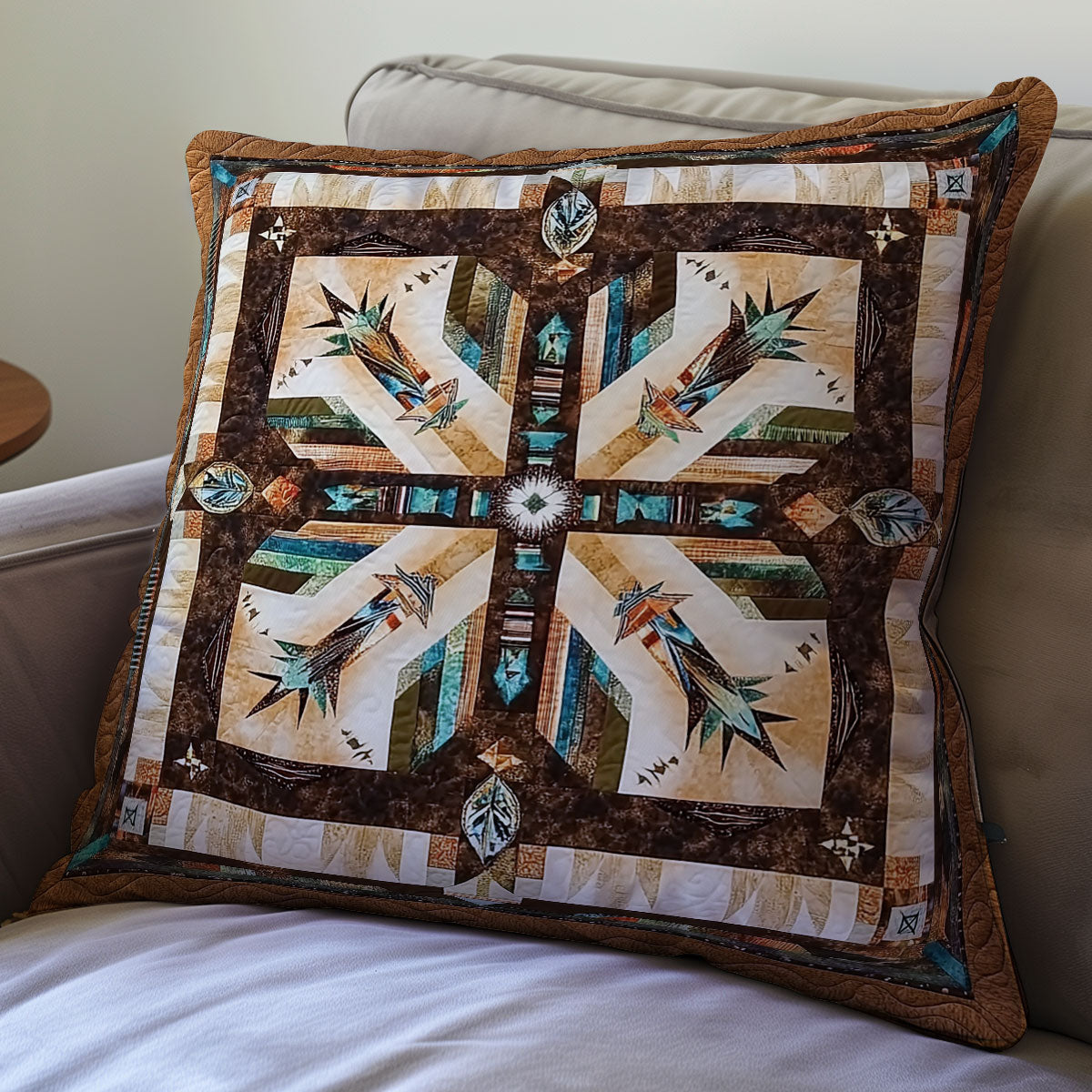 Native American Pattern WX2301097CL Quilt Pillow Case